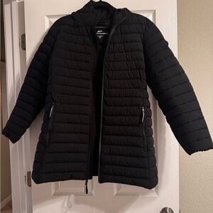 BCBG Women’s Black Puffer Jacket L